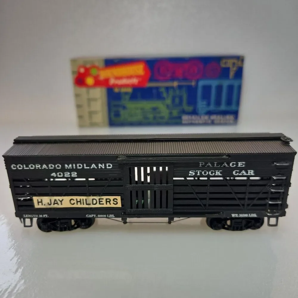 VTG Roundhouse HO Scale Colorado Midland Palace Stock Car #4022 H Jay Childers